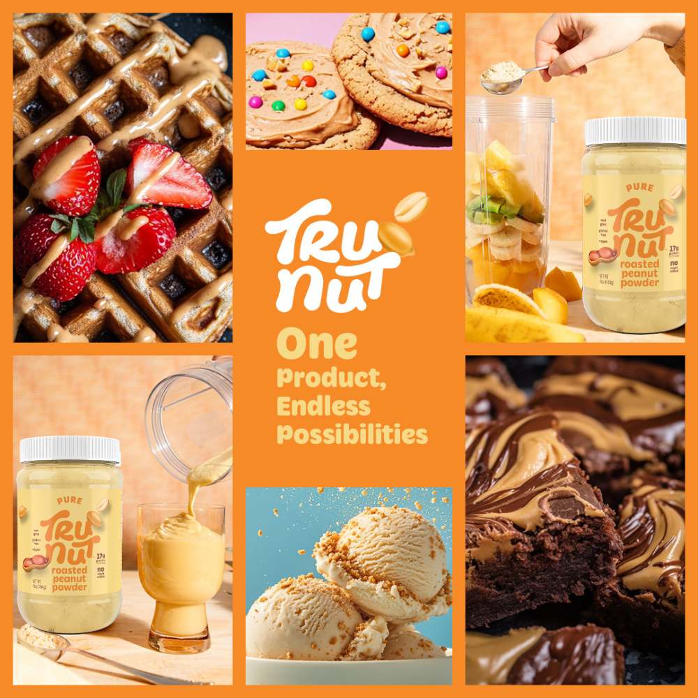 Tru-Nut Pure Roasted Peanut Powder