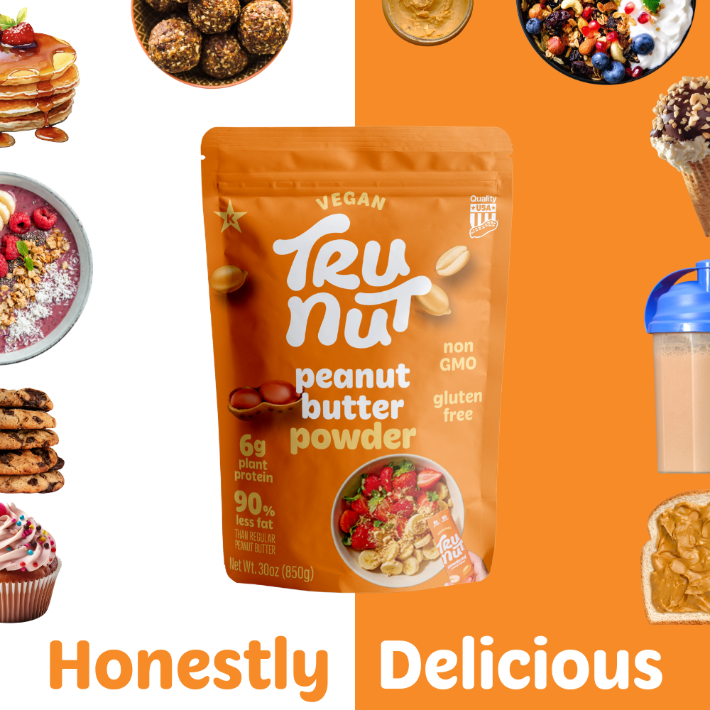 Tru-Nut Peanut Butter Powder, 30oz Pouch