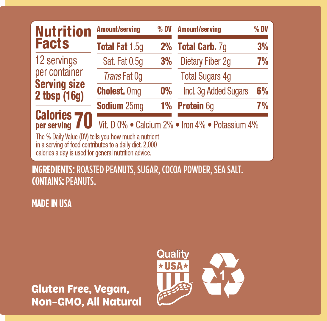 Tru-Nut Chocolate Peanut Butter Powder
