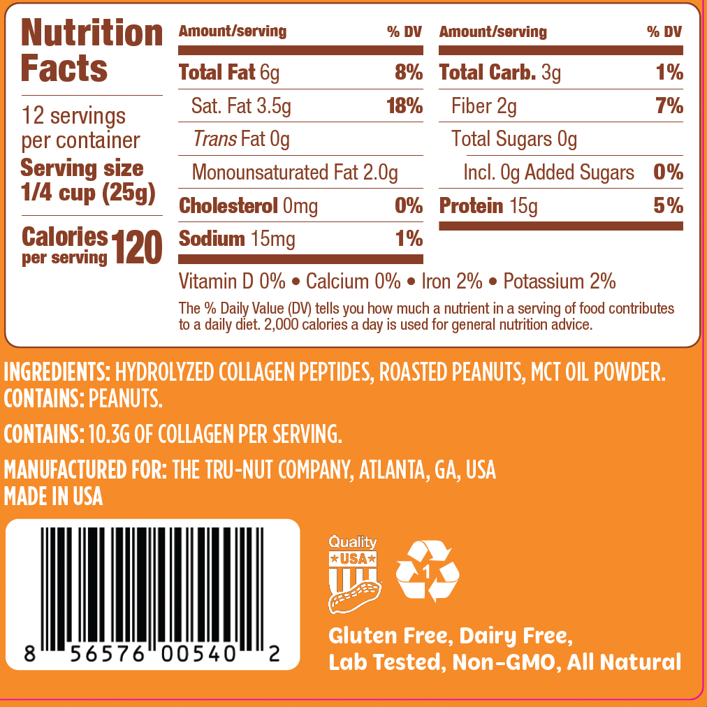 Tru-Nut Keto Collagen Protein Powder